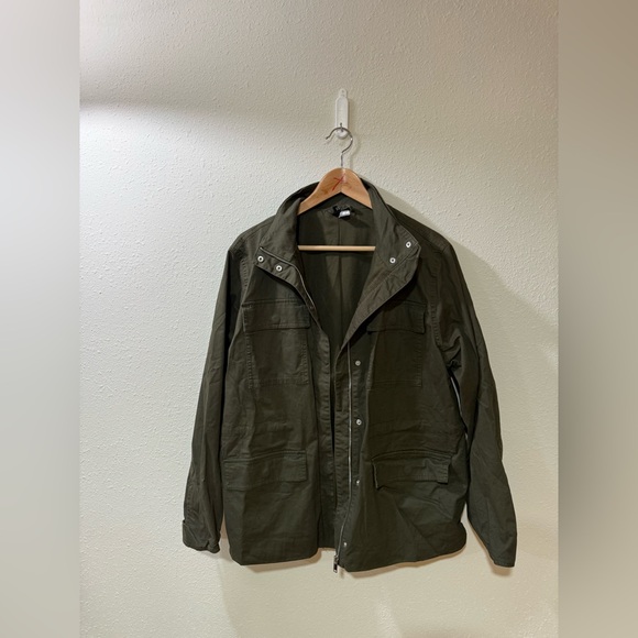 H&M Khaki Women's Jacket - Picture 5 of 8